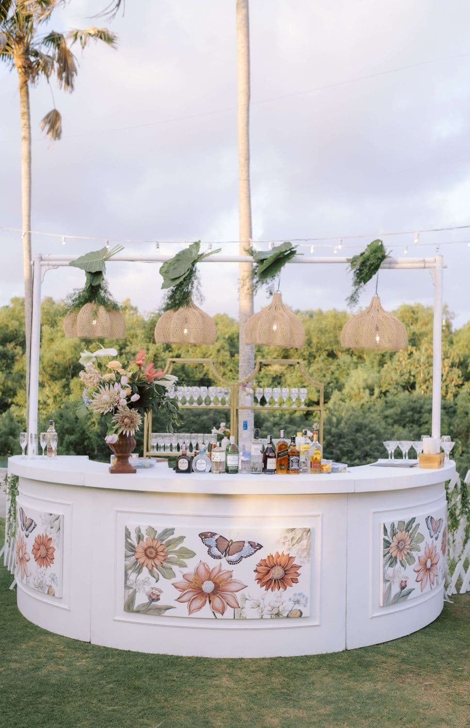 bar at a wedding at The Ungasan
